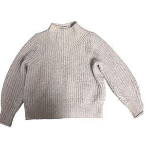 Madewell Cream Turtleneck Sweater